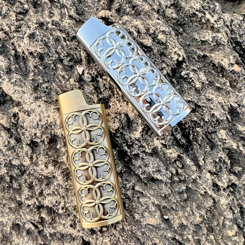 Metal Lighter Case Compatible BIC Standard J6 - Durable Lighter