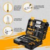 DEKOPRO General Household Hand Tool Kit with Plastic Toolbox Storage