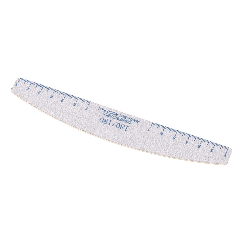50PCS 180/180 Grit Nail File Reusable Washable Professional Nail Care