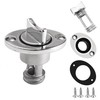 2 Pcs Oval Garboard Drain Plug,316 Stainless Steel Marine Drain