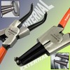 WEDO Internal Snap Ring Bent Nose Plier, Chrome Vanadium Steel,Die-Forged,
