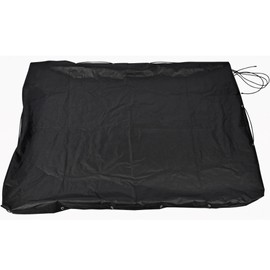 WERKA PRO Werkapro Telo di Copertura Impermeabile, Telo per rimorchio, 150 x 105 x 7 cm, 200 g/m², Impermeabile 11340, Telo per rimorchio, 150 x 105 x 7 cm, 200 g/m², in polietilene, colour Nero