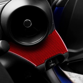 AIRSPEED Accessories for Toyota GR86 ZN8 Subaru BRZ ZD8 2021 2022 2023 2024 Exclusive Accessories Real Carbon Fiber Car Steering Wheel Side Panel Sticker Stylish Decal Subaru BRZ Toyota GR86 Interior