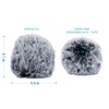 Cubilux Foam Cover & Furry Windscreen Pack Compatible with VideoMicro,