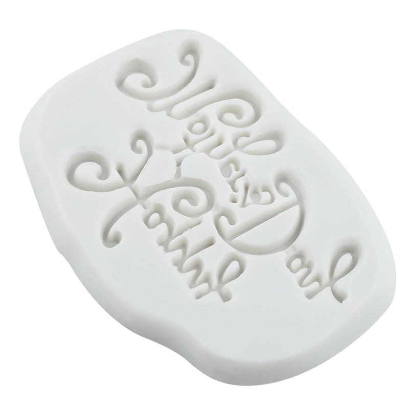 Happy Mother's Day Letter Silicone Molds Letter Polymer Clay Mold