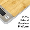 PantryPro Bamboo Platform Digital Kitchen Scale - 11 pounds Capacity