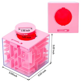 10PACK Money Maze Puzzle Box, Unique Money Gift Holder Box, Fun Maze Puzzle Games for Kids and Adult Birthday