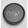 Niche Matte Black/Gloss Black Logo Snap In Wheel Center Cap