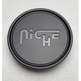 Niche Matte Black/Gloss Black Logo Snap In Wheel Center Cap 1003-85MBL