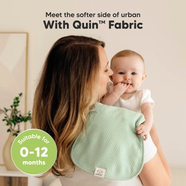 Keababies 5-Pack Burp Cloths Baby Girl, Boy and 8-Pack Baby Bandana Bibs - Extra Large & Absorbent Baby Burp Cloths - Drool Bibs for Baby Girl, Baby Boy