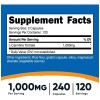 Carnitina Tartrato 1000 Mg , 240 Cápsulas, Mayor Energía Sabor