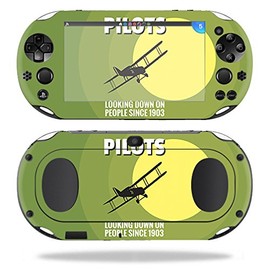 MightySkins Skin Compatible with Sony PS Vita (Wi-Fi 2nd Gen) – Pilots | Protective, Durable, and Unique Vinyl Decal wrap Cover | Easy to Apply, Remove, and Change Styles | Made in The USA