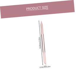 Baluue 2Pcs Cylinder-Shaped Glass Nail Files Professional Nail Polishing Tools Suitable for Manicure and Art Sturdy and Easy to Use for Home and Salon