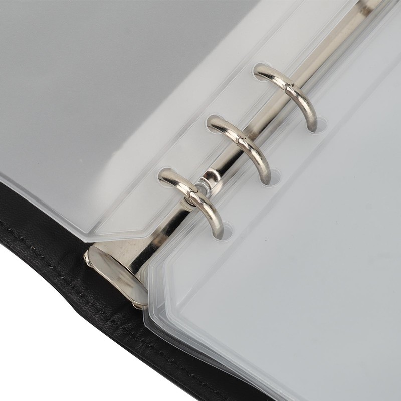 A6 Loose Leaf Notebook with Paper Detachable Leather Cover 6