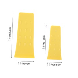 CIYODO 4pcs Logging Supply Plastic Felling Wedges Spikes Woodcutting Tools for Tree Cutting and Direction Control