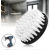 Brush attachment, cordless screwdriver, soft hardness, ideal for bathroom, toilet,
