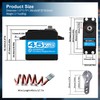 45KG Servo 1/10 Steering Servo High Torque Coreless RC Steering