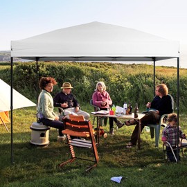 10×10 Canopy Replacement Top, Pop Up Canopy Replacement Tent Cover for Straight Leg Frame, Waterproof Canopy Top Cover for Garden Patio Camping (Top Only)(Silver White)