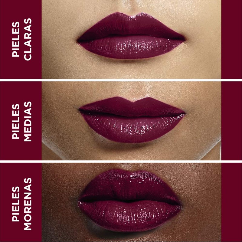 L'Oréal Paris Karl Lagerfeld Contrasted Lipstick in Rocky Dark Red