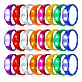 24pcs Pulseras Audioritmicas Concierto Para Fiesta Batucada