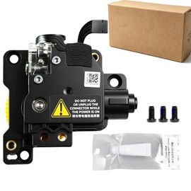 Unidad extrusora P1 de acero inoxidable para impresora 3D Bambu Lab P1P/P1S con doble engranaje para una mayor fuerza de extrusión y detección de agot