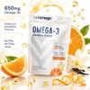 Coromega Omega-3 Supplement, Orange Flavor, Squeeze Packets, 30-Count Box