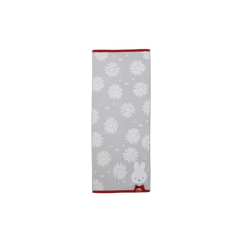 Marushin 5805027700 Face Towel, Miffy Margaret Street, 100% Cotton, Fluffy,