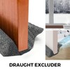 Pack of 2 Draught Excluders for Doors and Windows. Reusable