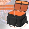 IBVIVIC DJ Cable File Bag with 6 Detachable Dividers High