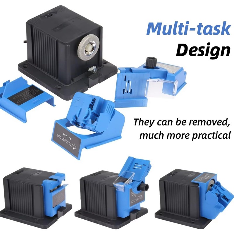 Tomantery Electric Drill Bit Sharpener and Knife Sharpener 65W 15-50掳