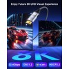 8K DisplayPort to HDMI 2.1 Cable 6.6FT - 8K@60Hz 4K@240Hz,