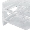Acrylic Shot Glass Holder Carrying 6 Square Transparent Liquor Cup