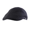 Wigens Men's Classic 100% Melton Wool Pub Cap Black
