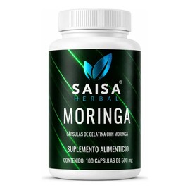 Moringa Saisa Herbal 100 Cápsulas Suplemento Alimenticio