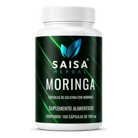 Moringa Saisa Herbal 100 Cápsulas Suplemento Alimenticio