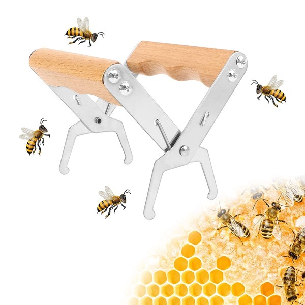 LATRAT Honeycomb Puller Pliers with Wooden Handle Made of Stainless