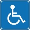 Handicap Vehicle Wheelchair Disabled Window Parking Sticker Decal (3")