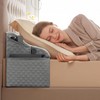 Simpledad King Size Wedge Pillow Headboard for Bed Gap Filler,