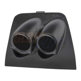 GlowShift Black Dual Dashboard Gauge Pod Compatible with Pontiac GTO 2004-2006 - ABS Plastic - Mounts (2) 2-1/16" (52mm) Gauges to Vehicle's Dash