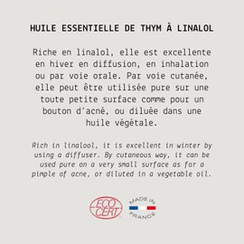 Thyme Linalol Organic Essential Oil - MY COSMETIK - 5 ml