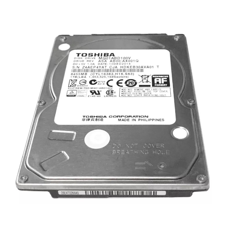 TOSHIBA 1TB 5400RPM SATA 3.0Gb/s 2.5in Internal Laptop Hard Drive
