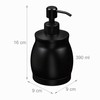 Relaxdays Soap Dispenser 390ml Stainless Steel Refillable Soap Shower Gel