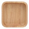 Wood Salad Bowl Square Thicked Simple Food Rice Salad Bowl