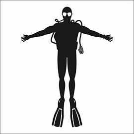 AMA shop PRESPACED SUB MOD.2 PVC sticker for Wall Decal Car Motorcycle Helmet Camper