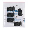 Heschen Microswitch, V-166-1C25, SPDT, Long Roller Lever, 16A 250VAC, Pack