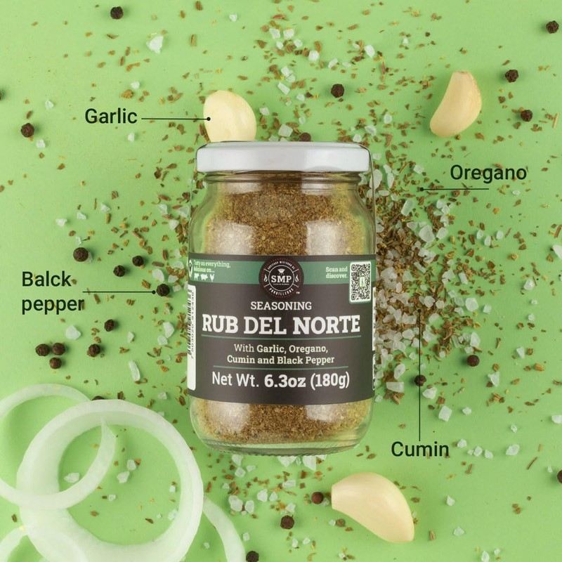 SMP Rub del Norte: 100% Natural, No Preservatives, Classic Northeastern