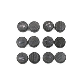 bepisof Gray Contact Lens Case - Dual Case with Leather Ring, Leak-Proof and Portable