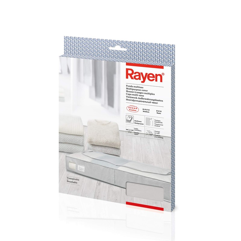 Rayen Storage box bedclothes | Zip-up fabric bag for clothes