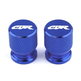 Motorcycle Accessories Wheel Tire Valve Cap Cover for CBR650R CBR150 CBR100f CBR1000rr CBR1100xx CBR250 CBR400rr CBR400f CBR500R CBR600rr CBR600f CBR900rr (Blue)