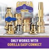 Gorilla Easy Connect Garden Hose Quick Connect Fittings ¾ Inch